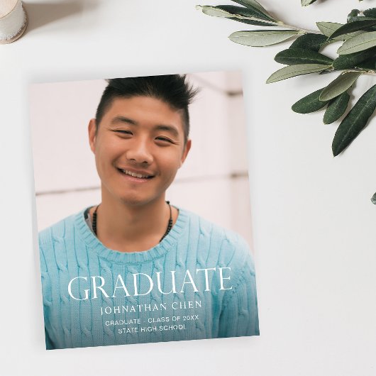 Budget Mod Foto GraduPartij Verticaal Flyer