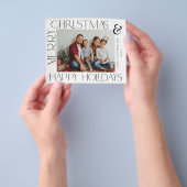 Budget MOD Frame Prettig Kerstfeest & Feestdagen F Flyer (Hand)