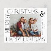 Budget MOD Frame Prettig Kerstfeest & Feestdagen F Flyer (Voorkant)