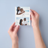 Budget MOD H Duo Foto De datum opslaan Flyer (Hand)