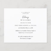 Budget MOD Mod Foto Afstuderen Aankondiging H (Achterkant)