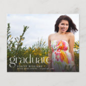 Budget MOD Mod Foto Afstuderen Aankondiging H (Voorkant)