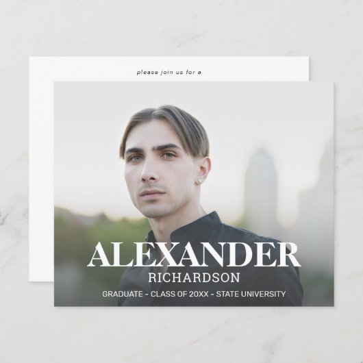 Budget Mod Name Photo Graduparty (Voorkant / Achterkant)