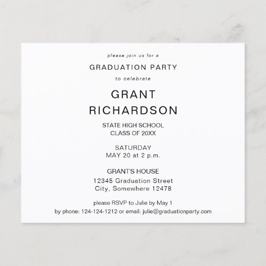 Budget Mod Name Photo Graduparty (Achterkant)