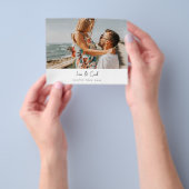Budget MOD Para Foto Horizontale Save the Date Flyer (Hand)