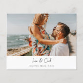 Budget MOD Para Foto Horizontale Save the Date Flyer (Voorkant)