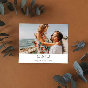 Budget MOD Para Foto Horizontale Save the Date Flyer