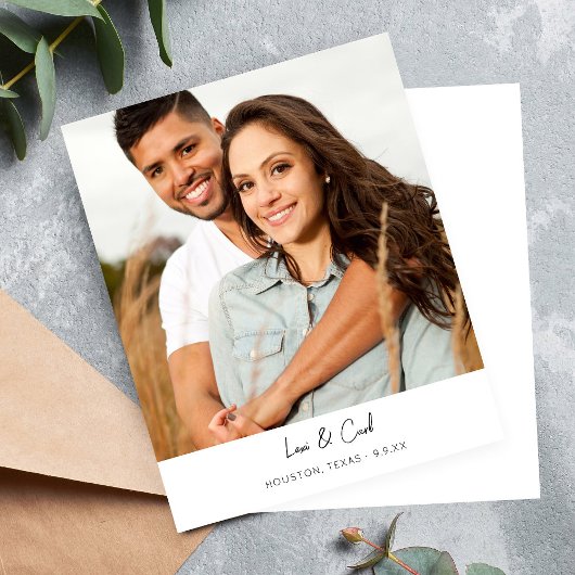 Budget MOD Para Foto Vertical Save the Date