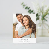Budget MOD Para Foto Vertical Save the Date (Staand voorkant)