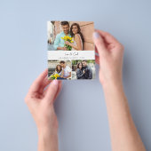 Budget MOD Para Photo Trio H Save the Date Flyer (Hand)