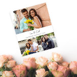 Budget MOD Para Photo Trio H Save the Date Flyer<br><div class="desc">******* MATTE PAPIER IS THIN. UPGRADE VOOR EEN THICKERPAPIER. GEEN ENVELOPEN. VOOR HET VOORRADEN VAN DE KAART, DE KAARTEN VAN DE THICKER, CONTROLEER DE VERBINDING HIERONDER. THICKER-KAARTEN HEBBEN EEN OPTIE VOOR kaart OF OMVAT HEN******** Geen enveloppen, papieren versie. Bespaar geld op formele uitnodigingen met deze papieren uitnodiging. Bereid uw gasten...</div>