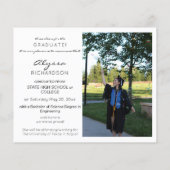 Budget Mod Pet 4 Foto Afstuderen Aankondiging 2 Flyer (Achterkant)