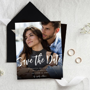 Budget MOD V Foto Bold Save the Date - Darker