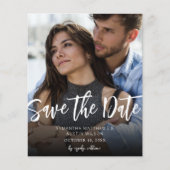 Budget MOD V Foto Bold Save the Date - Darker Flyer (Voorkant)