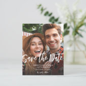 Budget MOD V Foto Bold Save the Date - Lighter (Staand voorkant)