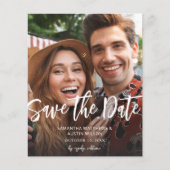 Budget MOD V Foto Bold Save the Date - Lighter Flyer (Voorkant)