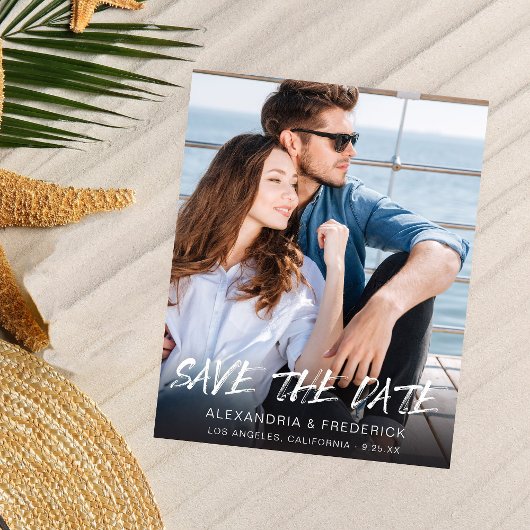 Budget MOD Ver Foto & Calligrafie 5 Save the Date Flyer