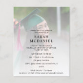 Budget Modern 2 Foto fade Graduation Party (Voorkant)