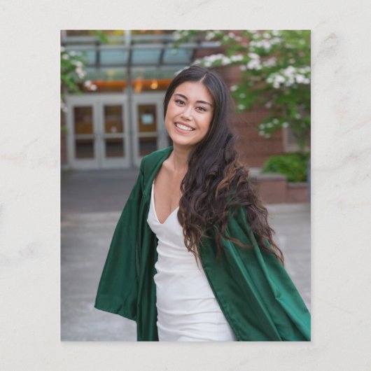 Budget Modern 2 Foto fade Graduation Party Flyer (Achterkant)