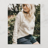 Budget Modern 2 Foto Paars Arch Afstuderen Kaart (Achterkant)