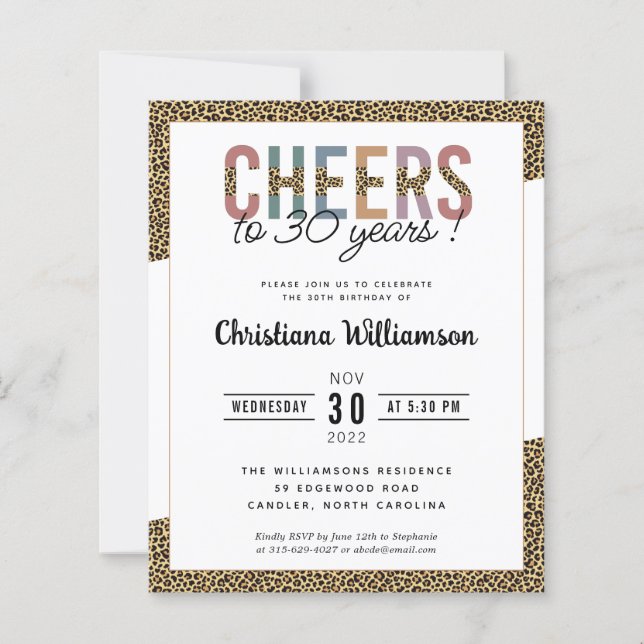 Budget Modern 30e verjaardag van Leopard van de Pa (Voorkant)