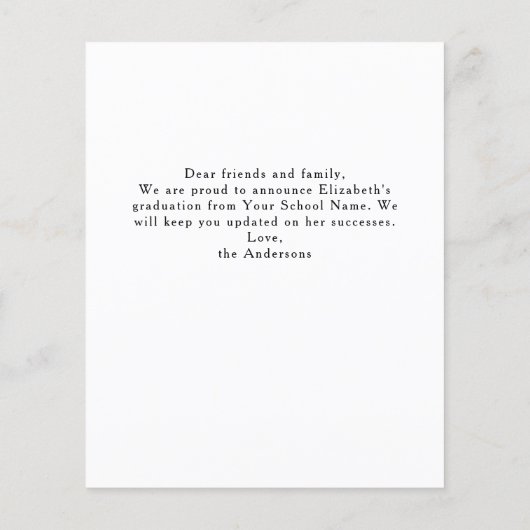 Budget Modern 3 Aankondiging van het Foto Afstuder (Achterkant)