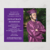 Budget Modern 4 Aankondiging van het Foto Afstuder Flyer (Achterkant)