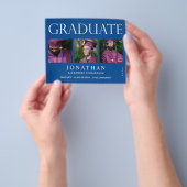 Budget Modern 4 Foto Afstudeeraankondiging - BL Flyer (Hand)