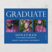 Budget Modern 4 Foto Afstudeeraankondiging - BL Flyer (Voorkant)