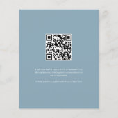 Budget Modern 4 Foto QR Code Bruiloft uitnodiging (Achterkant)