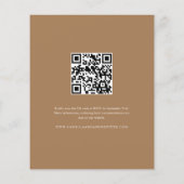 Budget Modern 4 Foto QR Code Bruiloft uitnodiging (Achterkant)