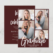 Budget Modern 4 Foto Script Afstuderen | Bourgogne (Voorkant / Achterkant)