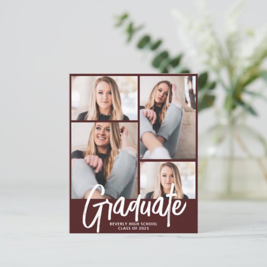 Budget Modern 4 Foto Script Afstuderen | Bourgogne (Staand voorkant)