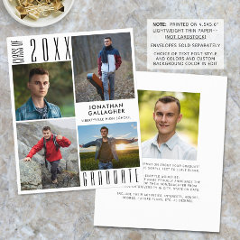 Budget Modern Afstuderen 5 Foto aankondiging