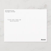 Budget Modern Afstuderen voor foto zwarte boog Briefkaart (Achterkant)