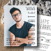 BUDGET Modern Black Script Photo AFSTUDEERDER Invi