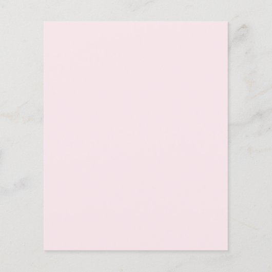 BUDGET Modern Blush Roze Vakantie Kerstfeest (Achterkant)