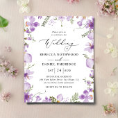 Budget Modern Boho Lavender Weddenschap