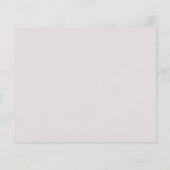 Budget Modern Boho Minimale uitnodiging tot Baby s (Achterkant)