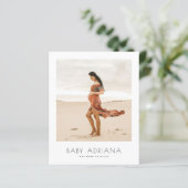 Budget Modern Boho Zwangerschap Foto Baby shower (Staand voorkant)