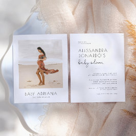 Budget Modern Boho Zwangerschap Foto Baby shower