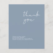 Budget Modern Boy Baby shower Dank u wel! (Voorkant)