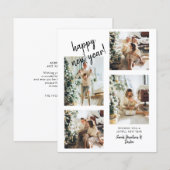 BUDGET Modern Brush Script 4 Foto Gelukkig Nieuwja (Voorkant / Achterkant)