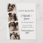 Budget Modern Casual Script Wedding Sla de datum o (Voorkant)