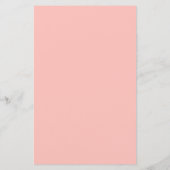 Budget Modern Cute Pink Orange Baby Shower Invite (Achterkant)