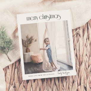 Budget Modern Deco Merry Kerstfeestdag Foto