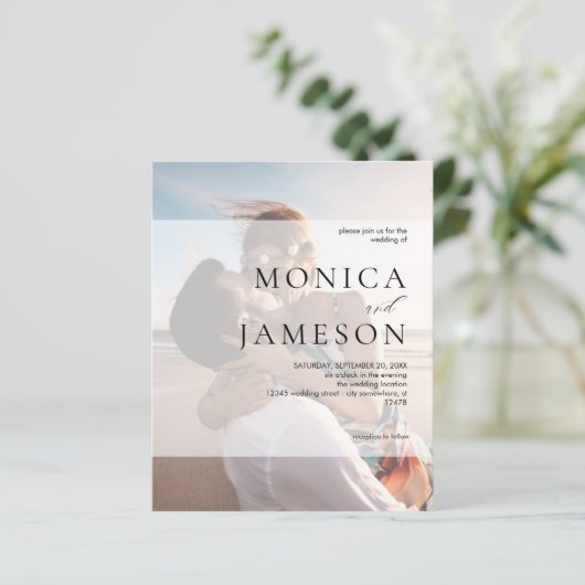 Budget Modern Duo 2 Fotobruiloft (Staand voorkant)