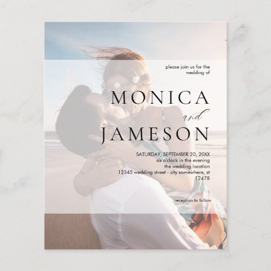 Budget Modern Duo 2 Fotobruiloft (Voorkant)