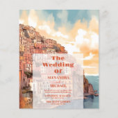 Budget Modern Elegant Italië Bestemming Bruiloft (Voorkant)