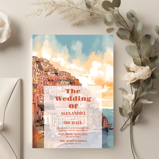 Budget Modern Elegant Italië Bestemming Bruiloft